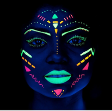 Load image into Gallery viewer, Paint Glow Face Paint UV Neon Blue