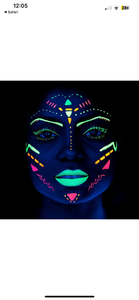 Paint Glow Face Paint Neon UV Pink