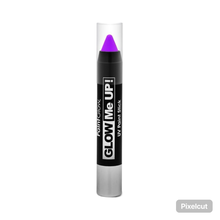 Load image into Gallery viewer, Paint Glow Neon UV Face Paint Stick Purple