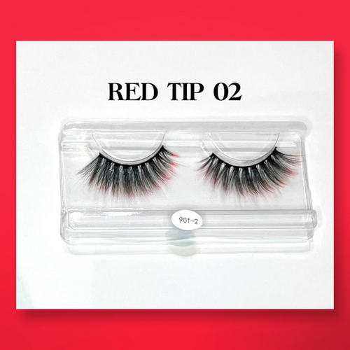 Hello Pretty Ombré Silk Lashes Red 01-02