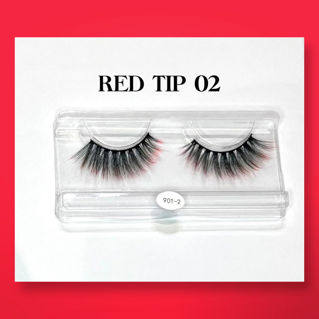 Hello Pretty Ombré Silk Lashes Red 01-02