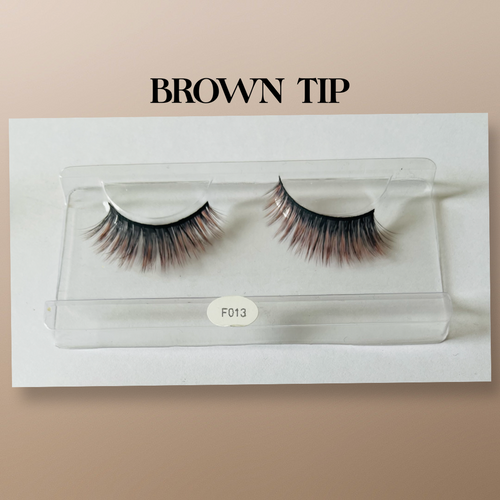Hello Pretty Lashes Silk ombre Brown Tip F013