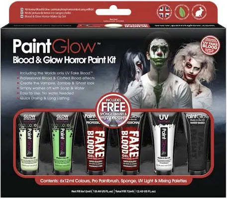 Paint Glow Blood &Glow Horror Paint Kit
