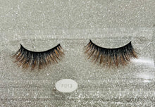 Load image into Gallery viewer, Hello Pretty Lashes Silk ombre Brown Tip F013