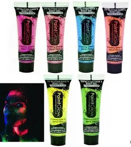 Paint Glow UV Glitter Face & Body Gel Kit