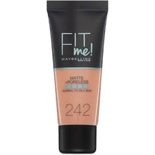 Load image into Gallery viewer, Maybelline Fit Me Foundation 242 Light Honey
