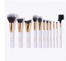 Load image into Gallery viewer, Docolor 11 PC White Makeup Brush Set