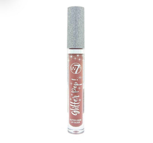 W7 Glitter POP Lipstick Flesh Flash