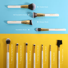 Load image into Gallery viewer, Docolor 11 PC White Makeup Brush Set