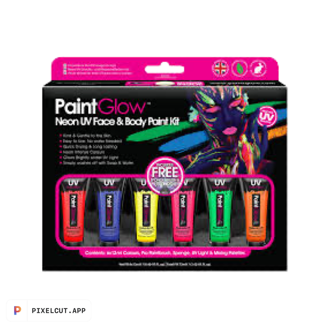 Paint Glow Neon UV Face & Body Paint